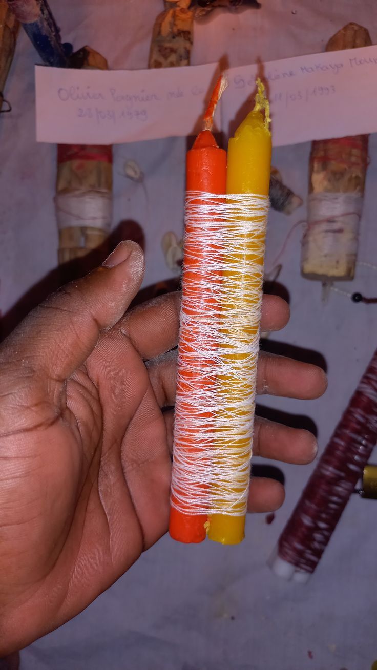 Bougies rituelles